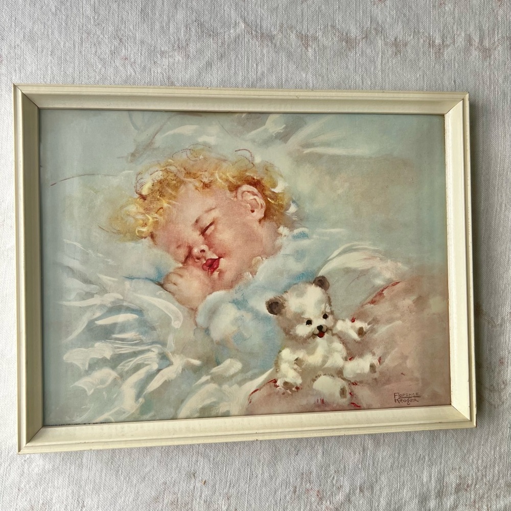 Vintage Florence Kroger Framed Art Print